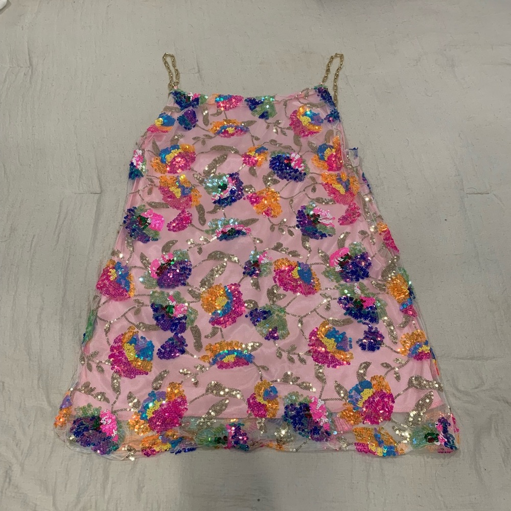 Sparkly mini dress